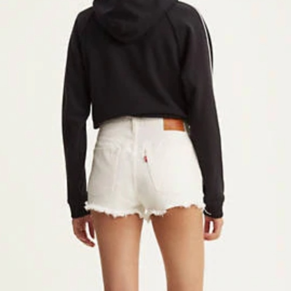 Levi's Pants - Levi's 501 White Shorts